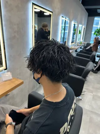 ショート パーマ 札幌メンズ指名 No. 1/光👑のヘアスタイル