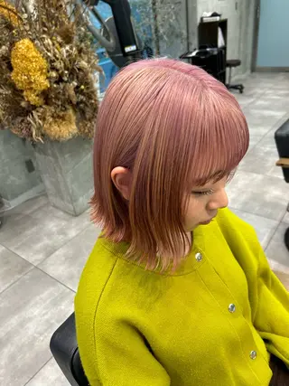 ミディアム ショート・ボブ 🌈chinaのヘアスタイル