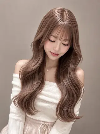 ロング wool TOKYO けいご[ブリーチ]のヘアスタイル