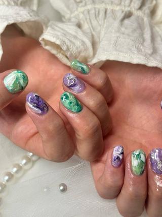 ネイル Moritou Harunaのネイルデザイン