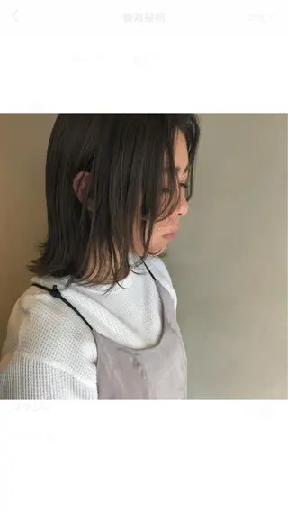ミディアム yajima Moemiのヘアスタイル