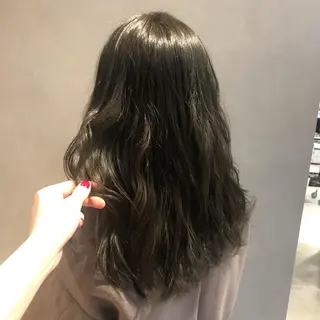 セミロング 土佐 優奈のヘアスタイル