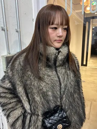 ロング 大西 柚羽のヘアスタイル