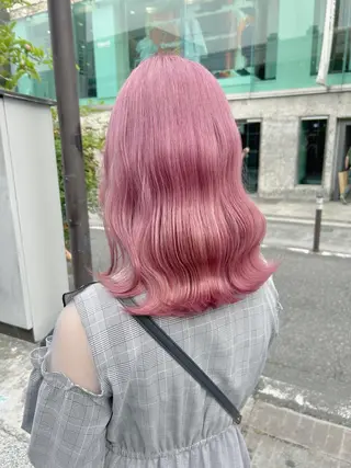 ミディアム カラー ヘアアレンジ 💕ブリーチ/ヘアメ 🎀YUUKAのその他イメージ