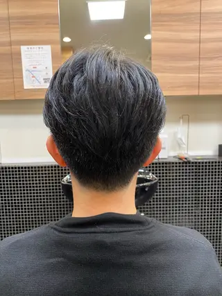 ショート メンズ メンズパーマモデル 大募集中のヘアスタイル