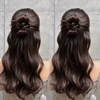 ヘアアレンジ レイヤーカット/ 髪質改善💘Ainaのヘアスタイル
