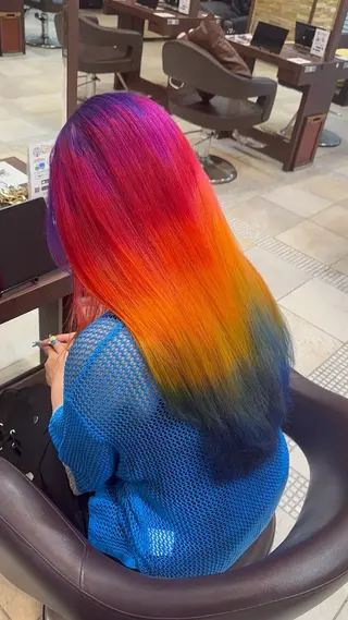 カラー 龍 颯斗のヘアスタイル