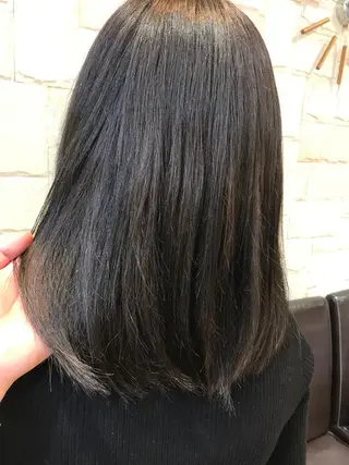 ミディアム 髪質改善 艶髪🔵ﾌｾﾅｵﾔのヘアスタイル