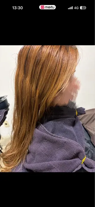 カラー 山越 愛由夢のヘアスタイル