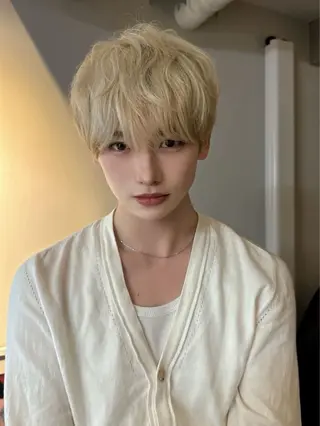 ショート カラー メンズ IPPO 下北沢のヘアスタイル