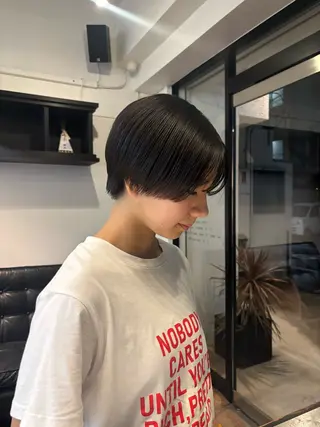 ショート ノグチ アユのヘアスタイル