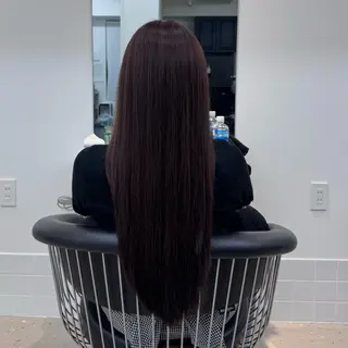 ロング カラー 内田 愛莉のヘアスタイル