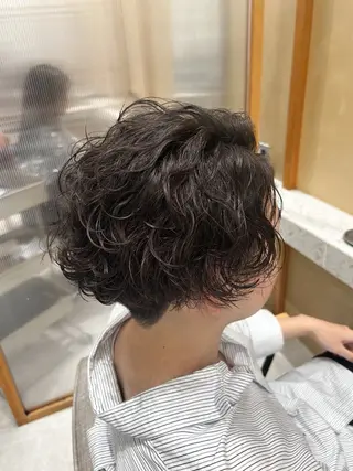 パーマ メンズ 🫧艶髪ボブ🫧 チカのヘアスタイル