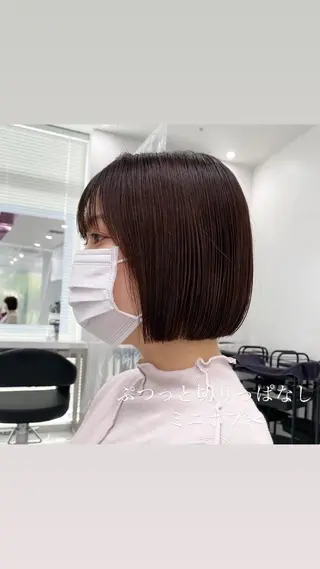 ショート センターパート特化 井上健太のヘアスタイル