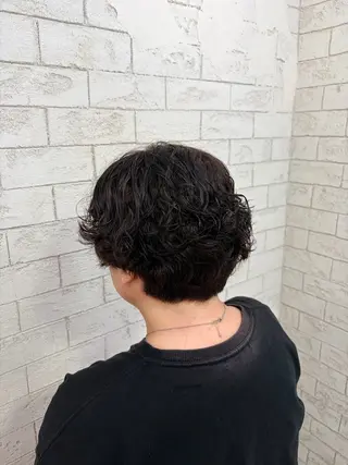ショート パーマ レイヤー/パーマ 🐼HARUKA🐼のヘアスタイル