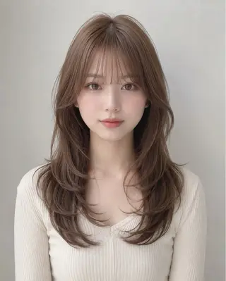 ロング カラー 💎レイヤー/韓国 💎石戸谷のヘアスタイル