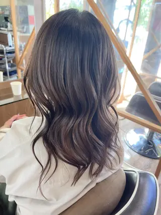 セミロング カラー ヘアアレンジ 🌻井上 マリー🌻のヘアスタイル