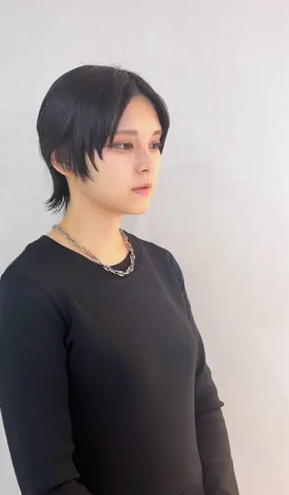 ショート 石川 花奈のヘアスタイル
