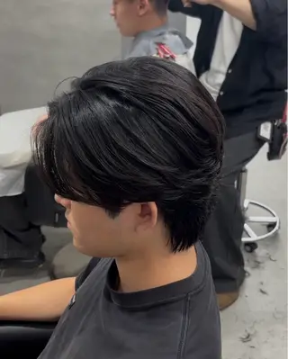 ショート パーマ メンズ 🩵韓国スタイル特化 🩵yuuのヘアスタイル