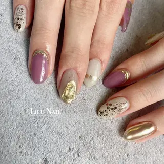 ネイル モチの良さ◉ フィルインネイル♡のネイルデザイン