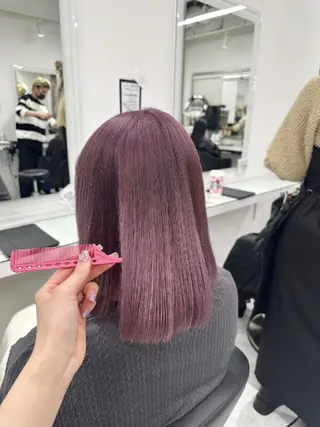 ミディアム ヘアアレンジ カラー 🪞【公式】表参道 🪞knot🪞のヘアスタイル