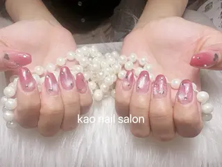 ネイル kao nail マグネット/長さだしのネイルデザイン
