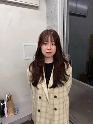 ロング カラー 誰より丁寧なカット/ 小林輝/レイヤーのヘアスタイル