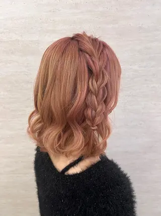 ヘアアレンジ 馬方 雫のヘアスタイル