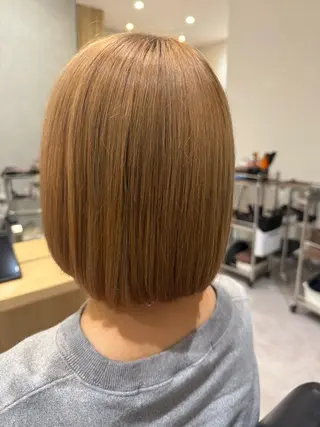 ショート カラー ✨髪質改善/縮毛矯正 ✨FURUSHO聖波のヘアスタイル