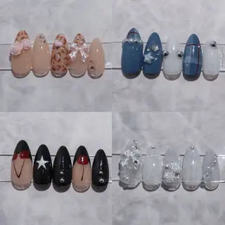 ネイル ユカ‎𖤐y2k/ 堺筋本町/心斎橋のネイルデザイン