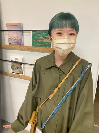 ロング カラー 加藤 真由のヘアスタイル