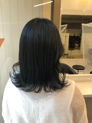 ロング カラー パーマ ヘアアレンジ メンズ キッズ ネイル マツエク・マツパ 上品＆韓国風 🥀海心🥀のヘアスタイル