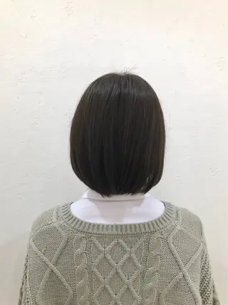 ショート カラー 🩵ナチュラルカラー 🩵モモのヘアスタイル