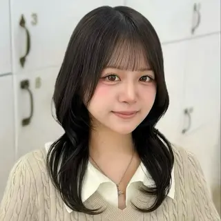 カラー 仙台／透明感／近藤 千夏のヘアスタイル