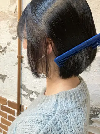 ショート ✨色持ちの良い艶 カラー✨蟹江真世のヘアスタイル