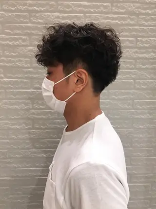 メンズ 黒田恵里香ショート カットモデル募集中のヘアスタイル