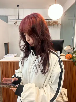 カラー かがやしづ ⭐️カラーモデルのヘアスタイル