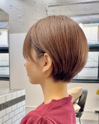 ショート カラー 🌟ショートボブ特化 美容師🌟ジョセフのヘアスタイル