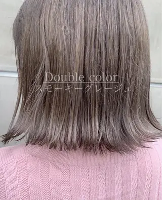 ミディアム カラー 【渋谷で人気】艶髪× 髪質改善/ツヤカラーのヘアスタイル