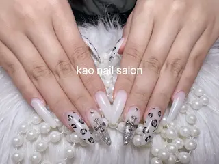 ネイル kao nail マグネット/長さだしのネイルデザイン
