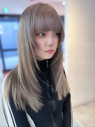 ロング カラー BOXmico. 南堀江 宇都宮のヘアスタイル