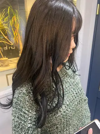 カラー きよはらちさき🍑 柔らかカラー🌱🫧のヘアスタイル