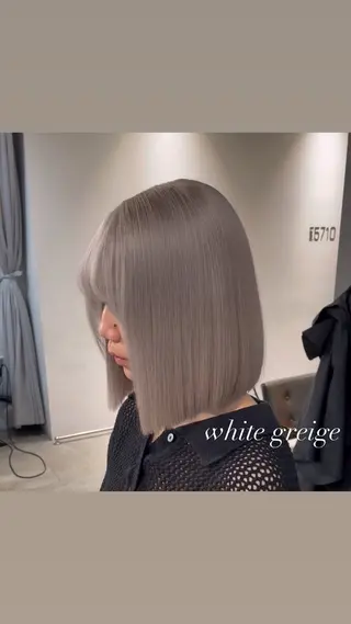 ミディアム カラー 💜ハイトーン💛 マジカルかいちゃんのヘアスタイル
