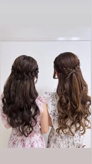 ロング ヘアアレンジ 大羅 海比のヘアスタイル