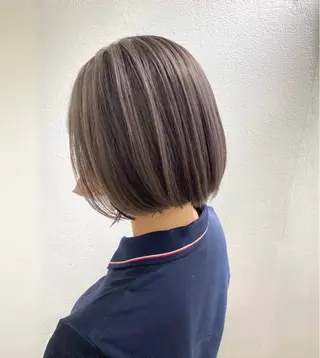 ミディアム 🫧似合わせ×透明感 ケアカラー清野🫧のヘアスタイル