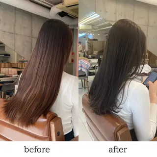 ロング カラー 畔上 尚也のヘアスタイル
