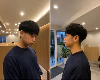パーマ メンズ 築山 栞奈のヘアスタイル