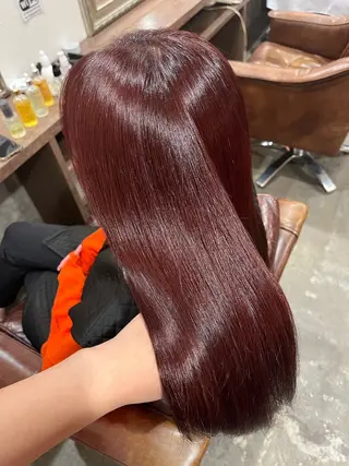 セミロング 🫧透明感カラー× レイヤー🫧HARUのヘアスタイル