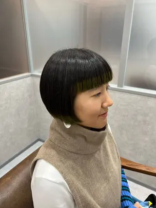 ショート カラー 美髪矯正/髪質改善 🌼 原田 愛弓のヘアスタイル