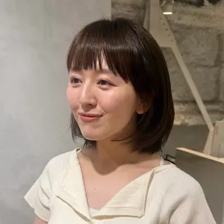 ミディアム カラー SAKI 新宿のヘアスタイル